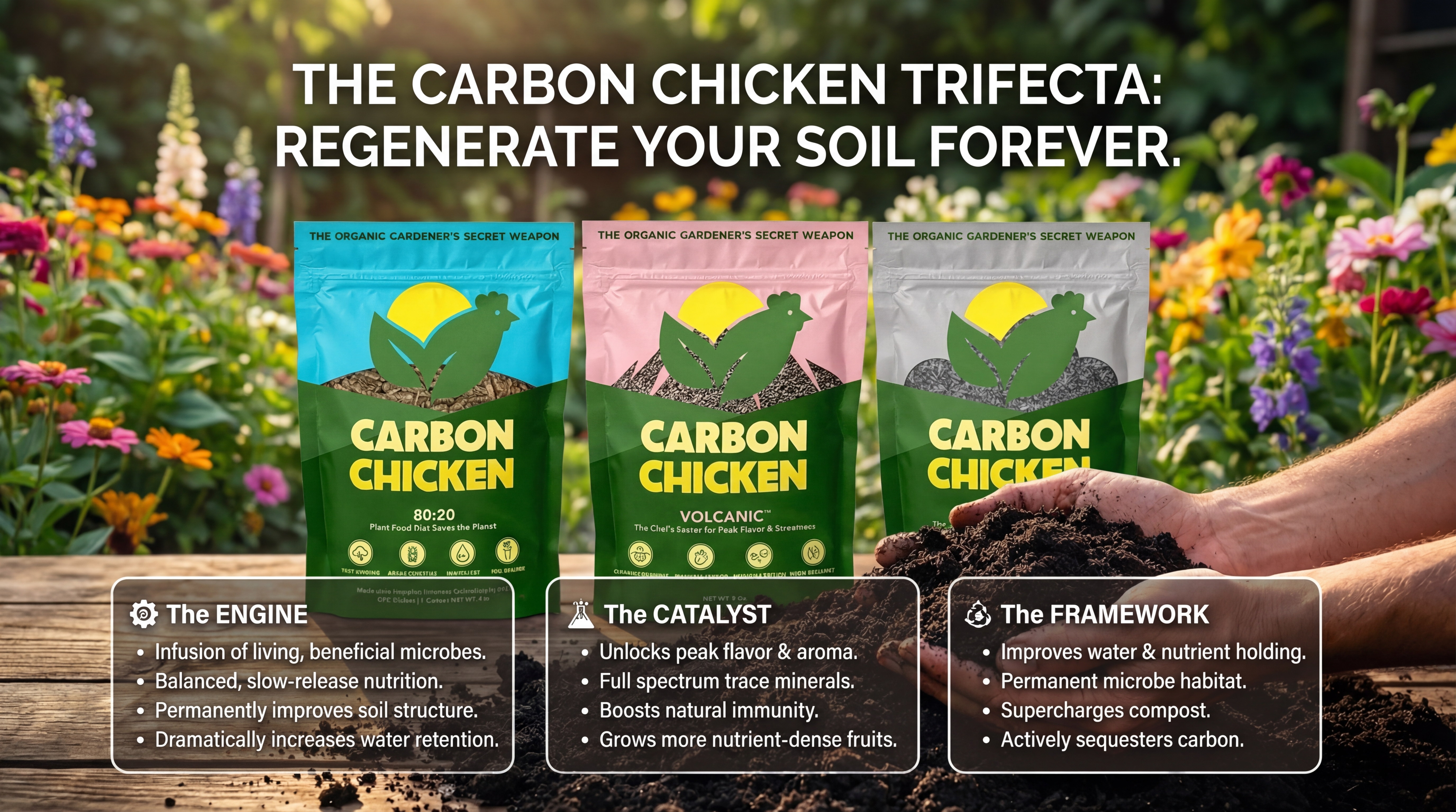 Trifecta Bundle- Carbon Chicken Complete System