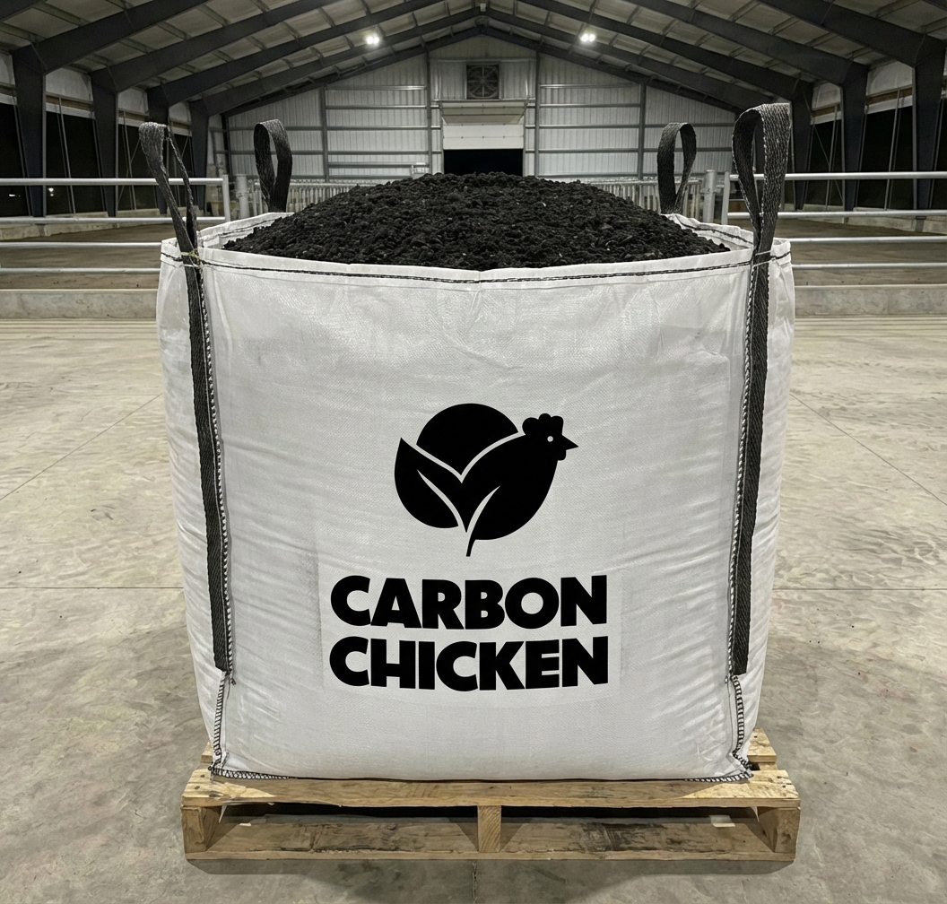 Carbon Chicken 80:20  Soil Carbon Amendment- 1 Cu. Yd. Tote