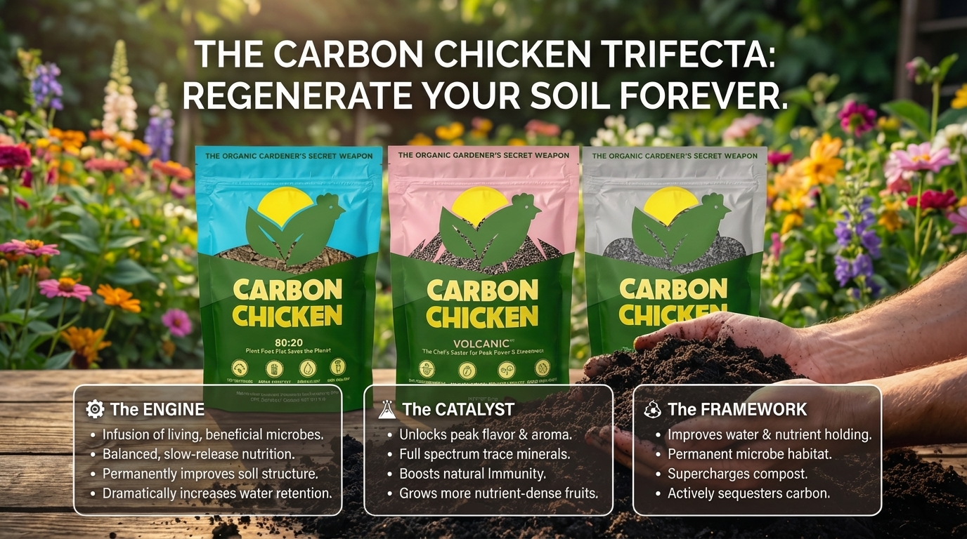 The Carbon Chicken Trifecta